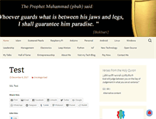 Tablet Screenshot of anwaarullah.com